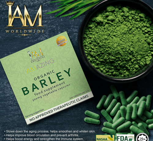 Amazing Pure Organic Barley Capsules