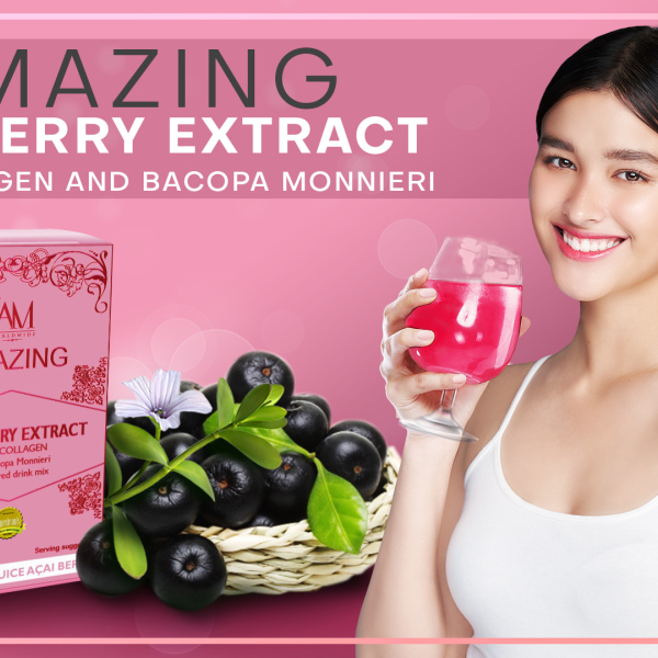 Amazing Acai Berry Extract with Collagen and Bacopa Monnieri